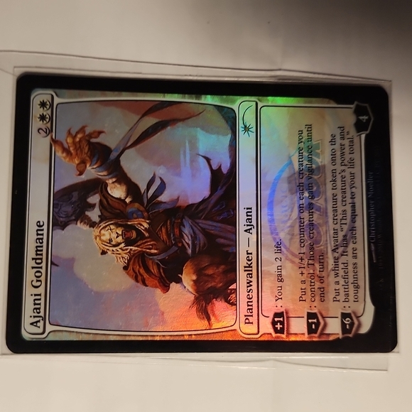 Magic the Gathering   Ajani Goldmane Pro Tour 2011 Foil - Picture 2 of 3